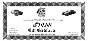 Lowell Car Wash Coupon